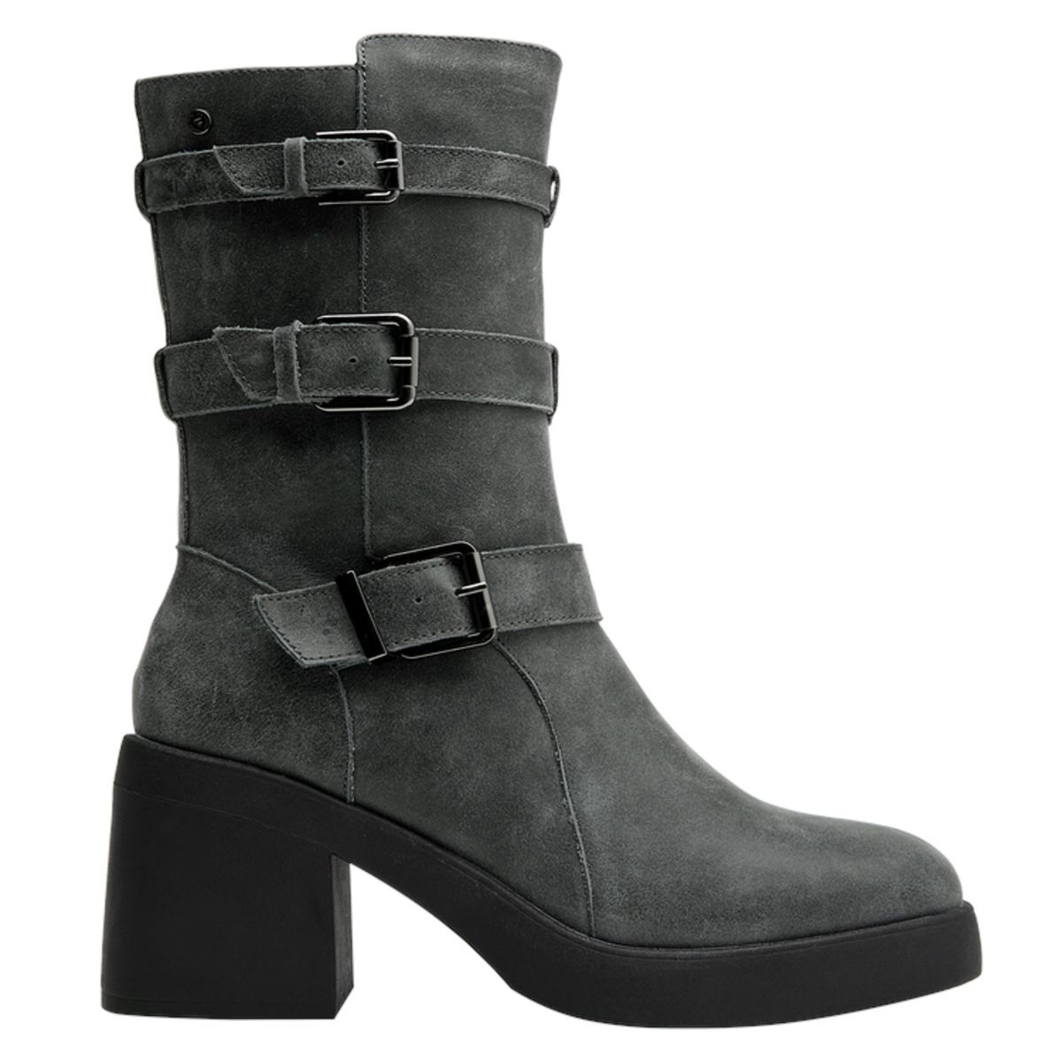 POLLINI - Bota Casual Mujer Gris Pollini