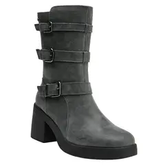 POLLINI - Bota Casual Mujer Gris