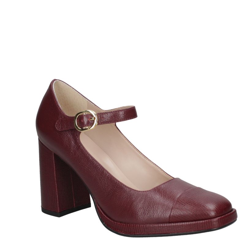 MINGO - Zapato Casual Mujer Bordó Mingo