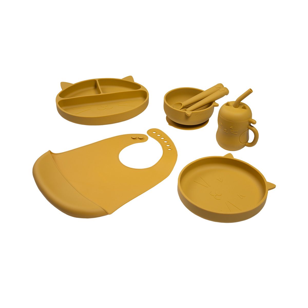 CARESTINO - Set De Alimentación Carestino Gatito Ambar