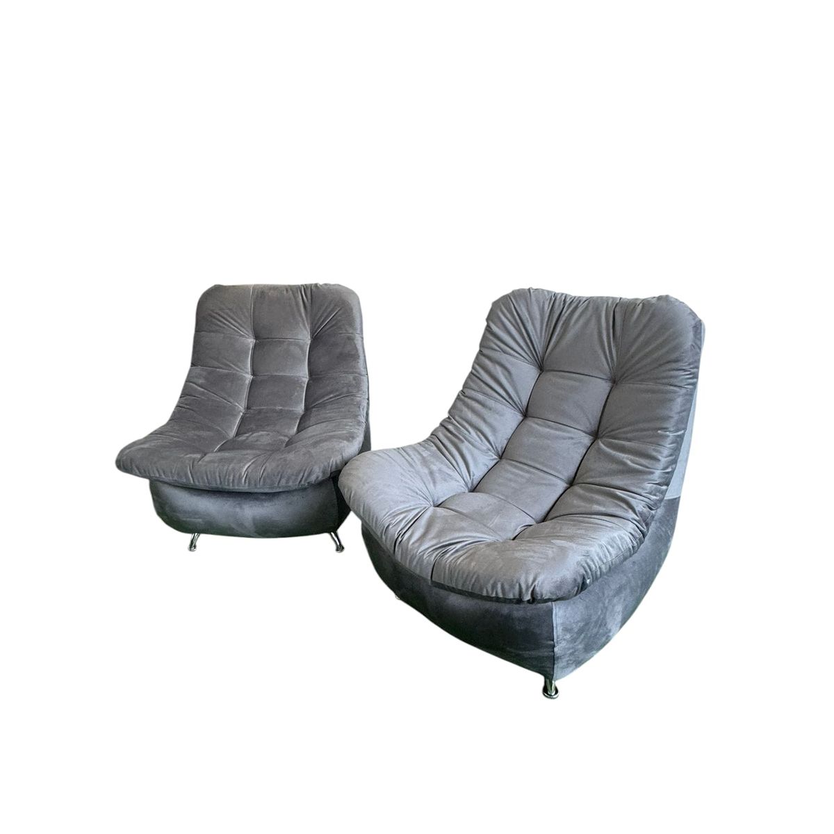 GENERICO - PAR SITIAL SOFA CURVO HILARY GIS FELPA