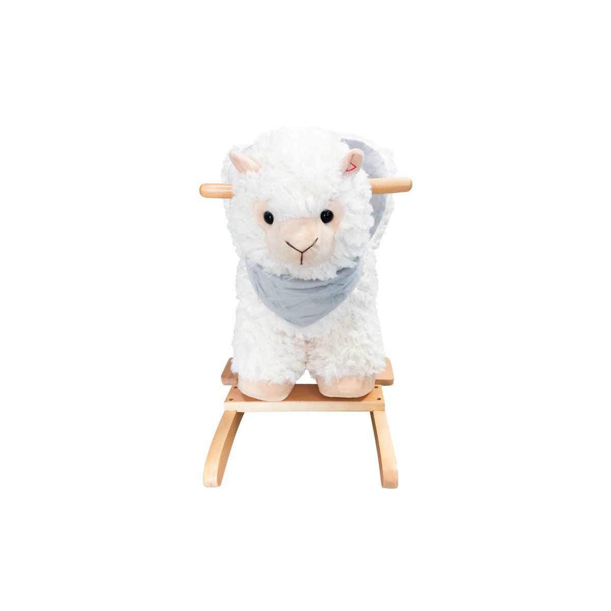 CARESTINO - Mecedor Peluche Carestino Llama Blanco