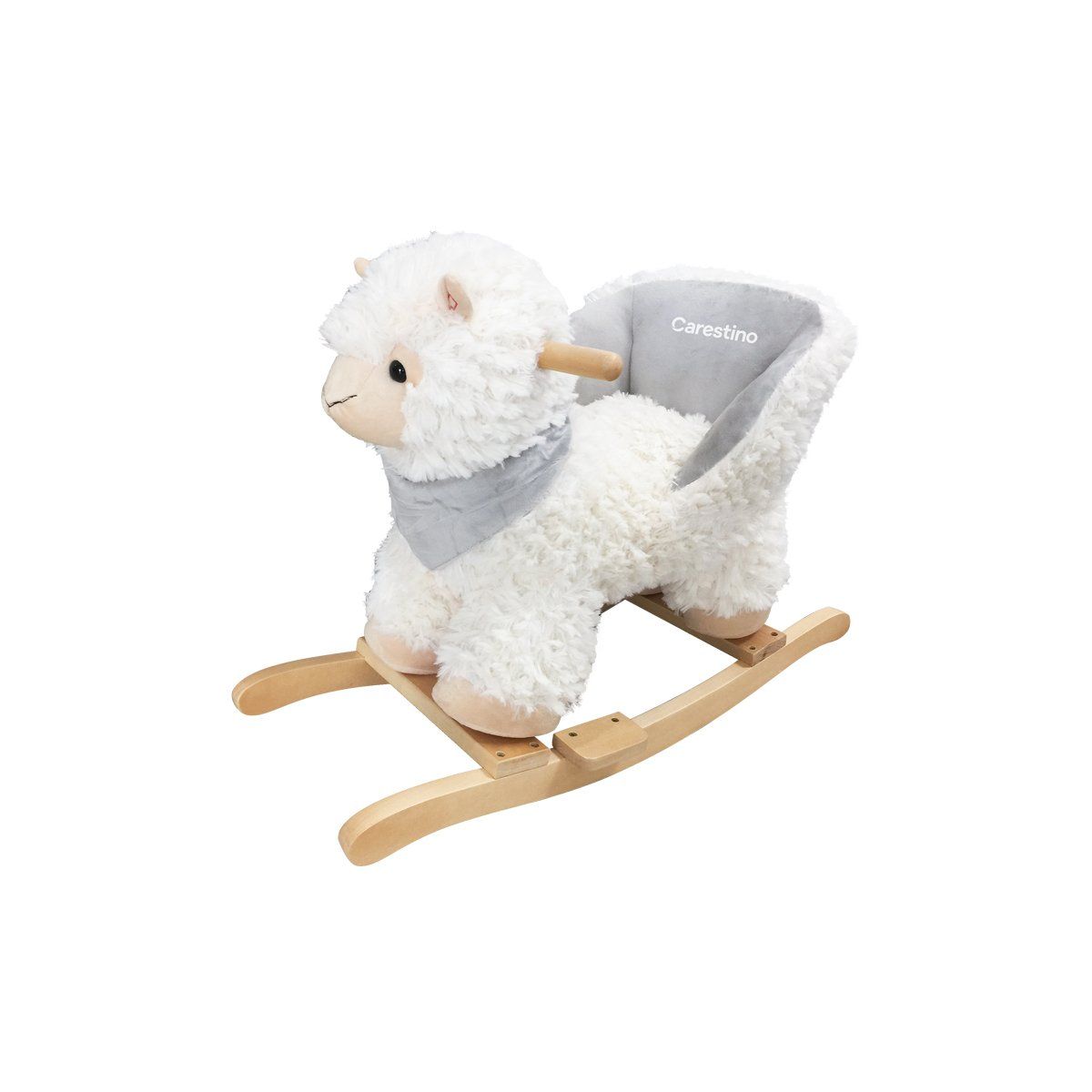 CARESTINO - Mecedor Peluche Carestino Llama Blanco