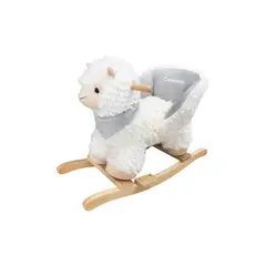 GENERICO - Mecedor Peluche Carestino Llama Blanco