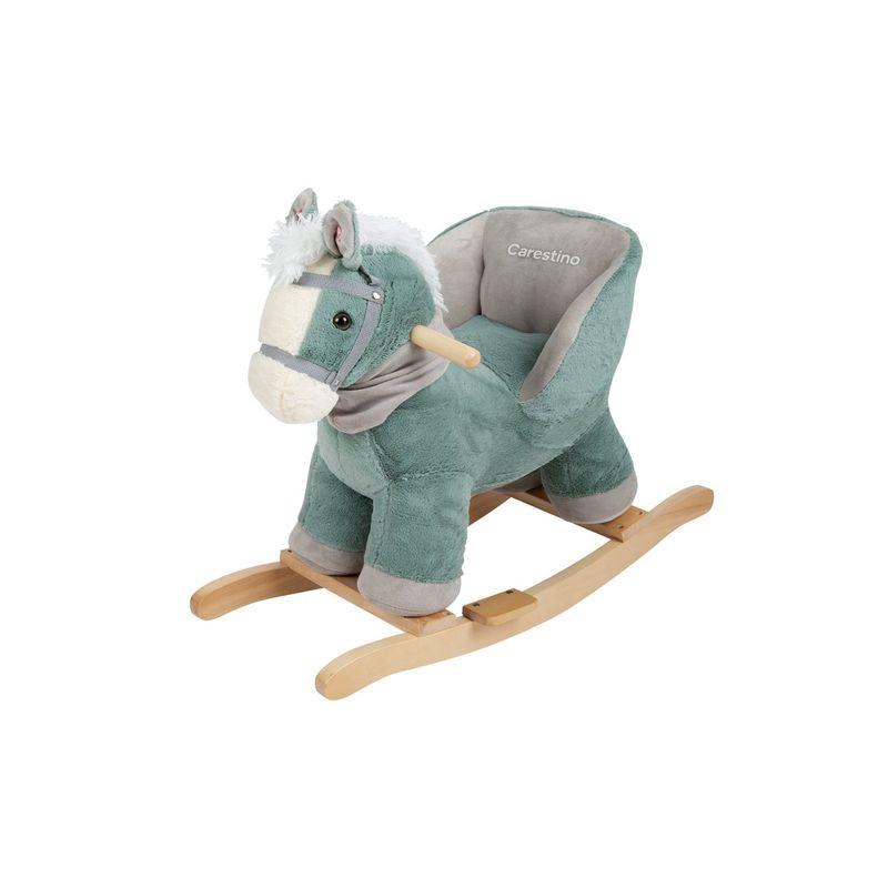 GENERICO - Mecedor Peluche Carestino Caballo Verde