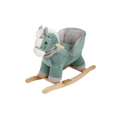 GENERICO - Mecedor Peluche Carestino Caballo Verde