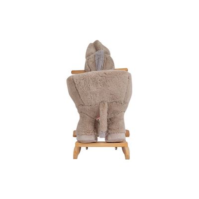 Imagen 2 del producto Mecedor Peluche Burro Gris Oscuro