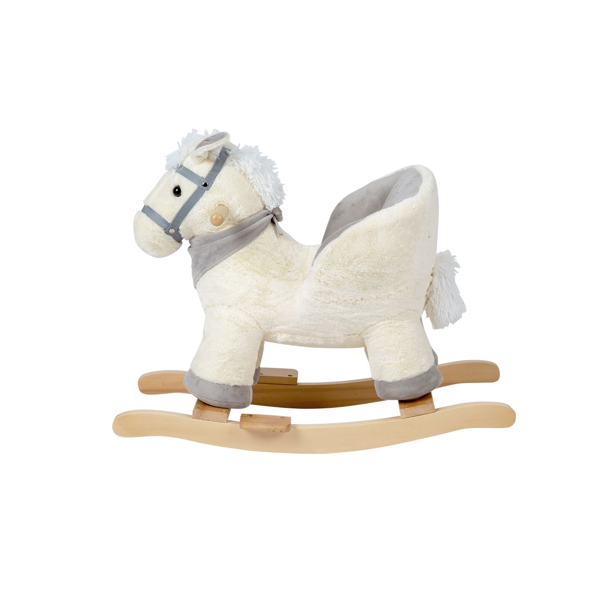 CARESTINO - Mecedor Peluche Carestino Caballo Blanco