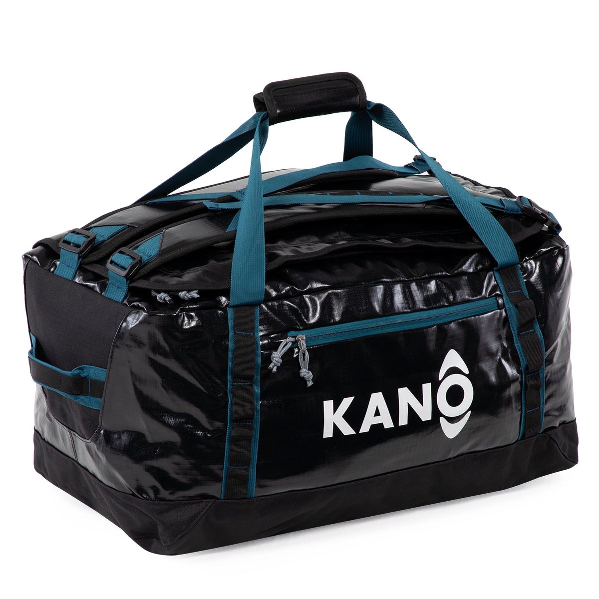 KANO - Bolso Mochila Impermeable Negro Kano Outdoor 60L Plegable