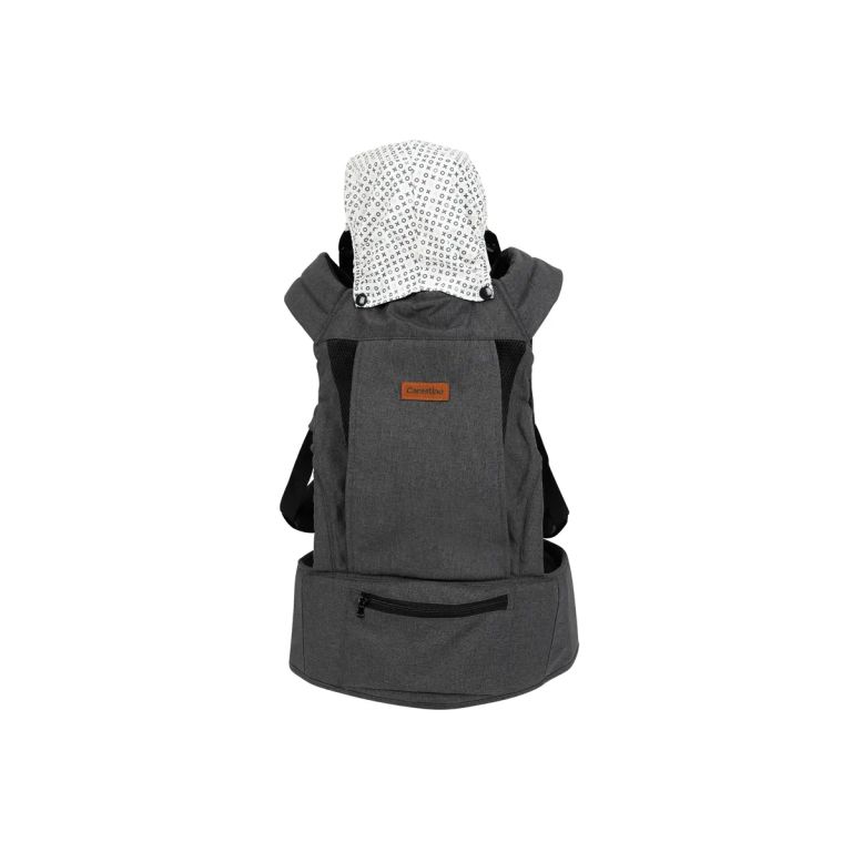 Mochila Porta Bebe Gris oscuro