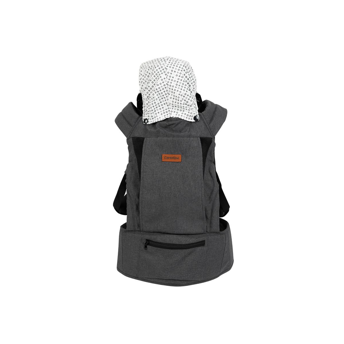 CARESTINO - Mochila Porta Bebé Carestino Gris oscuro