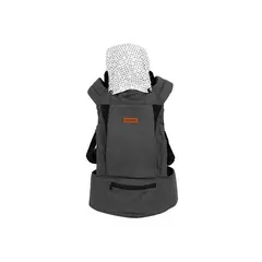 CARESTINO - Mochila Porta Bebé Gris oscuro