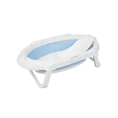 CARESTINO - Tina Plegable con Soporte Ipanema Celeste