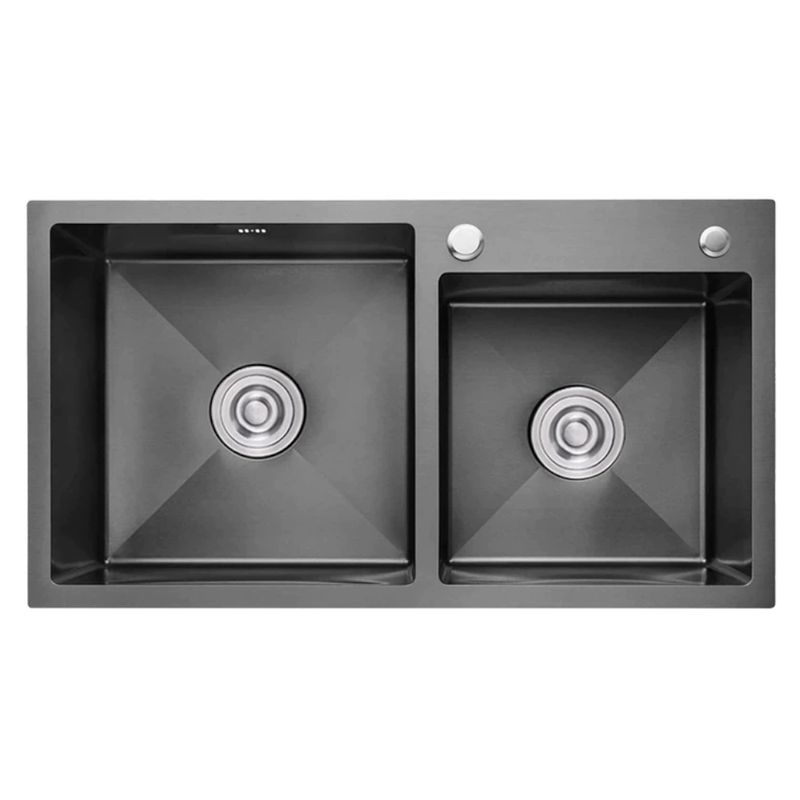 OEM - Lavaplatos Dekora 68X38Cm Plomo 2Mm Empotrar Sobre O Bajo Cubierta