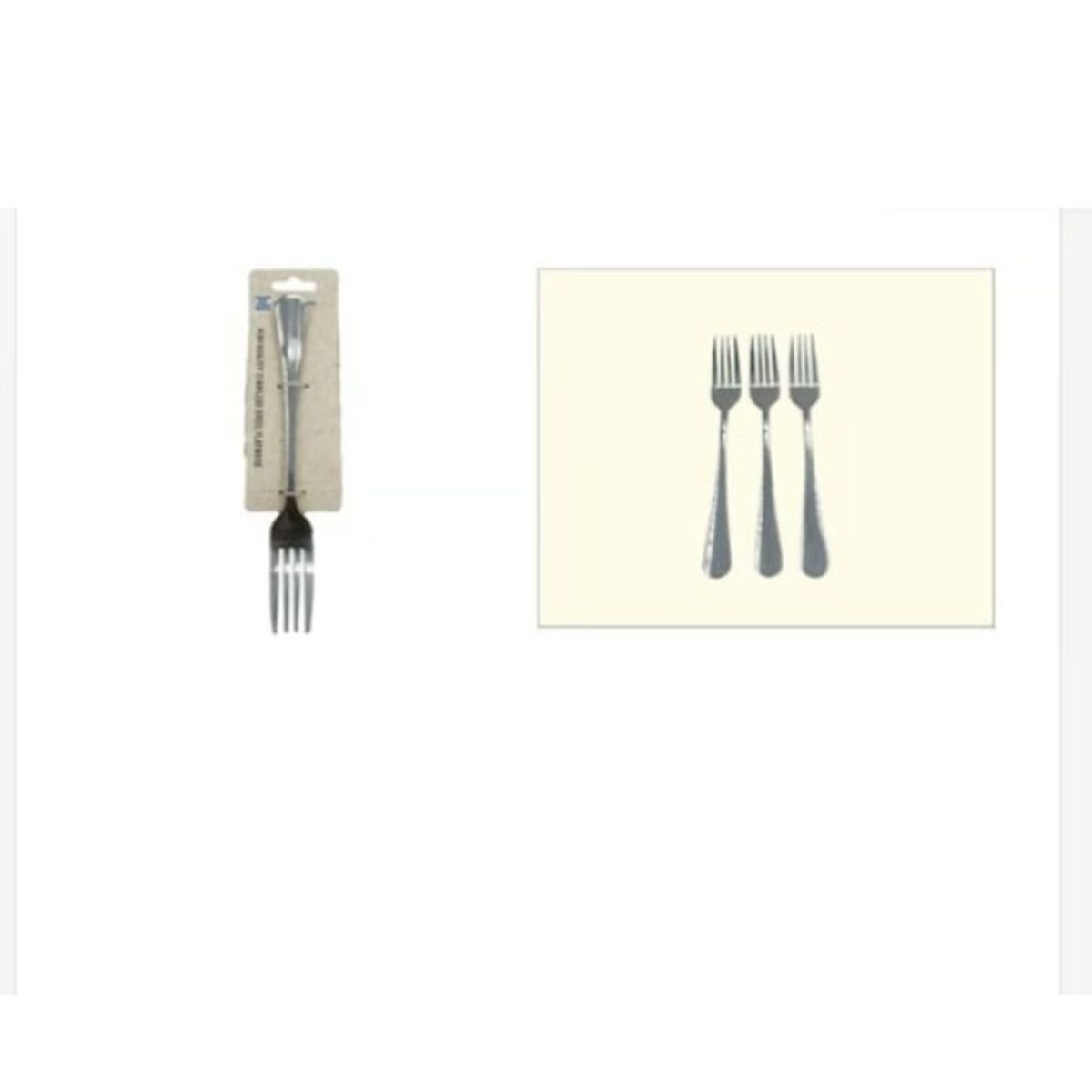 GENERICO - Juego De Tenedor De Acero Inoxidable 3 Piezas