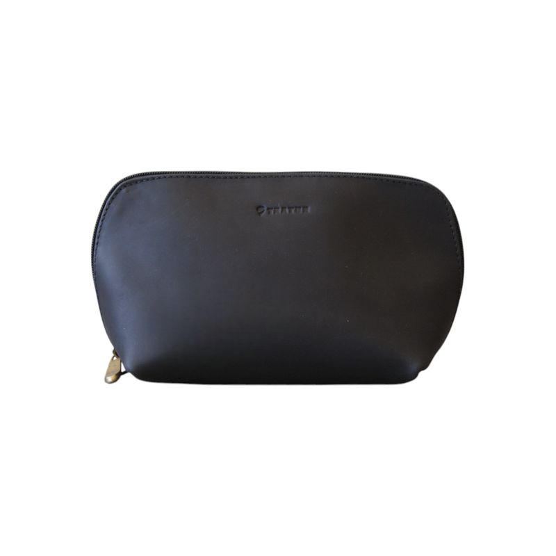 TRATUR - Cosmetiquero de Cuero Amancay negro