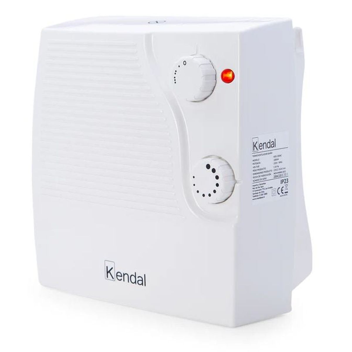 KENDAL - Estufa Termoventilador de Baño KEB-2004C