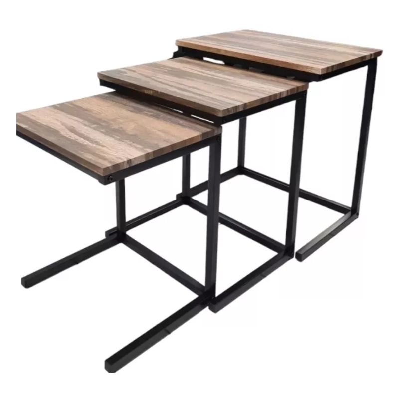 GENERICO - Mesa De Centro Triple Mesa Auxiliar Mesa Lateral Living Set