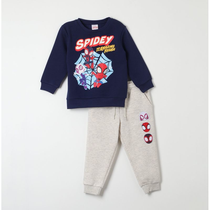 MARVEL - Buzo Niño Spiderman Bff Azul Marvel