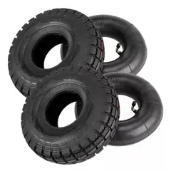 GENERICO - Set Neumaticos Con Camara 10 Pulgadas 2 Unidades Dicas