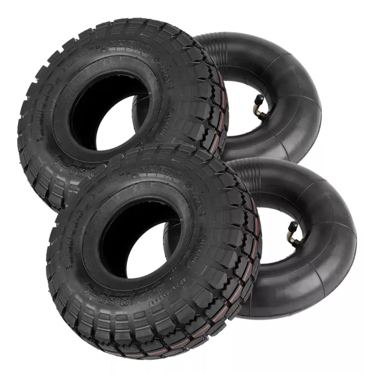 GENERICO - Set Neumaticos Con Camara 10 Pulgadas 2 Unidades Dicas