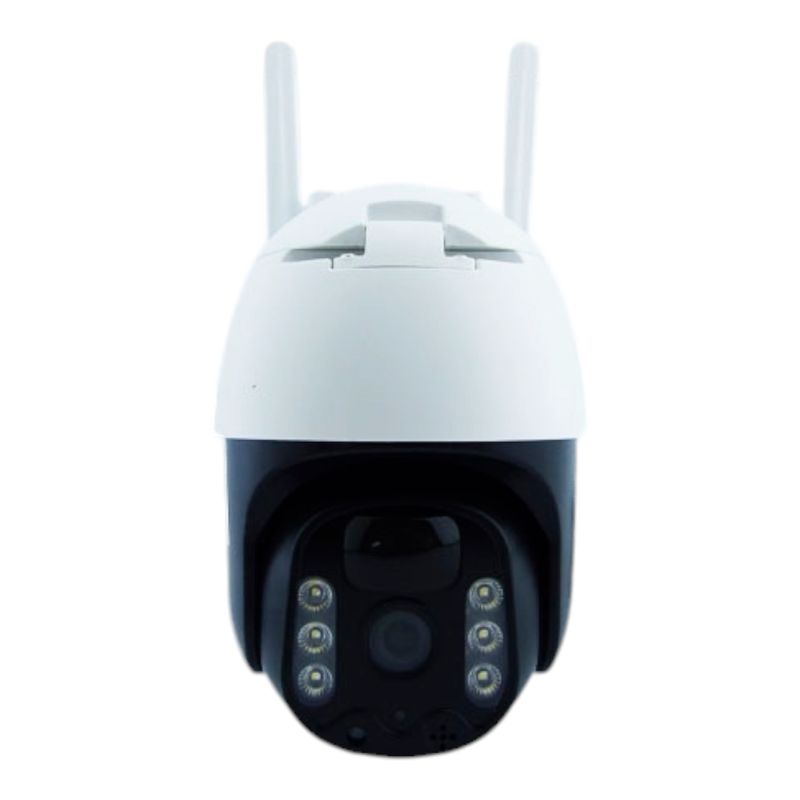 GENERICO - Camara De Vigilancia IP Con Panel Solar Y Conexion WIFI Sensor De Movimiento
