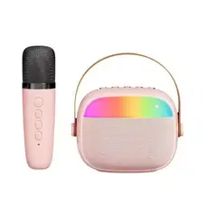 GENERICO - Mini Parlante Karaoke Niños Microfono Portatil Recargable Bt