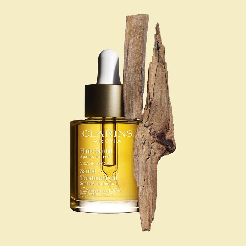 CLARINS - Aceite Tratamiento Facial Santal - Piel Seca 30 ml - Clarins