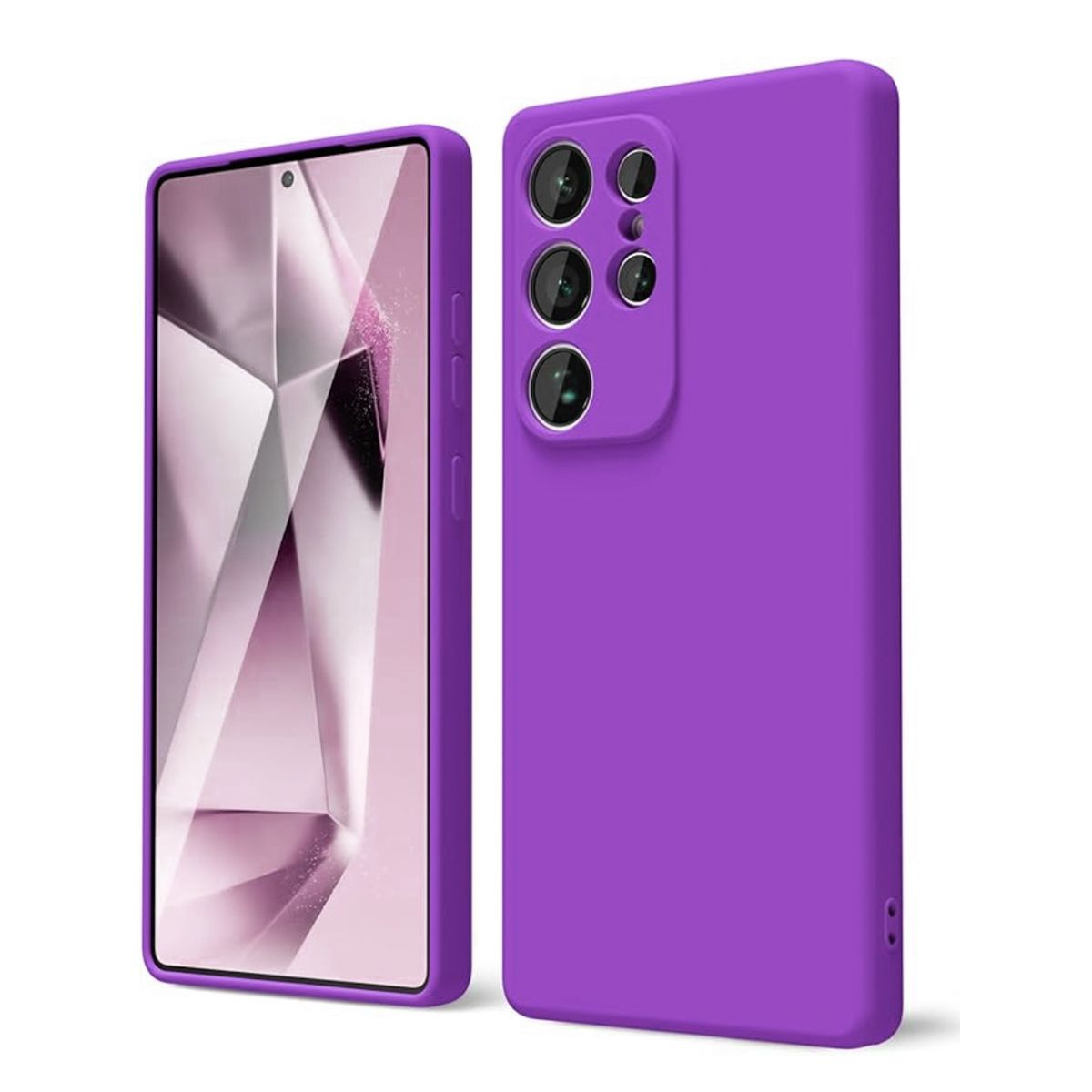 JOIGO - Carcasa Para Samsung S25 Ultra Goma Morado