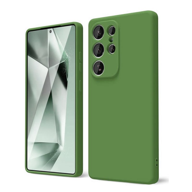 JOIGO - Carcasa Para Samsung S25 Ultra Goma Verde.