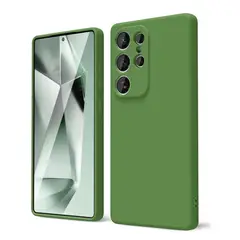 JOIGO - Carcasa Para Samsung S25 Ultra Goma Verde.