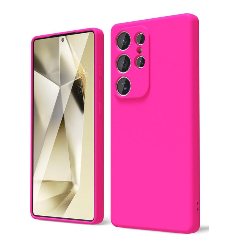 JOIGO - Carcasa Para Samsung S25 Ultra Goma Fucsia