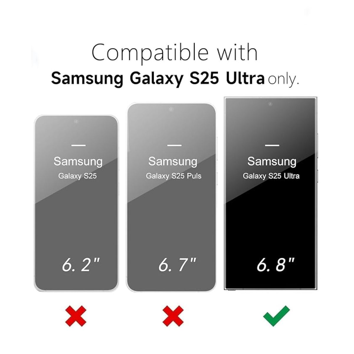 JOIGO - Carcasa Para Samsung S25 Ultra Goma Negro