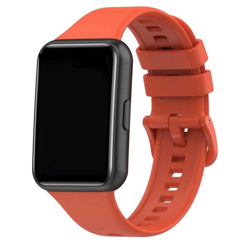 GENERICO - Correa Silicona Para reloj Huawei Fit 2 Naranja