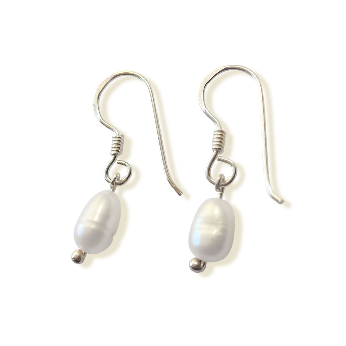 COGGIOLA - Aros Perla De Río Mini Gancho Plata Fina 925