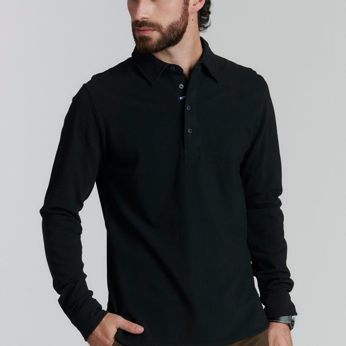 FEROUCH - Polera Denver Fjs Negro Ferouch
