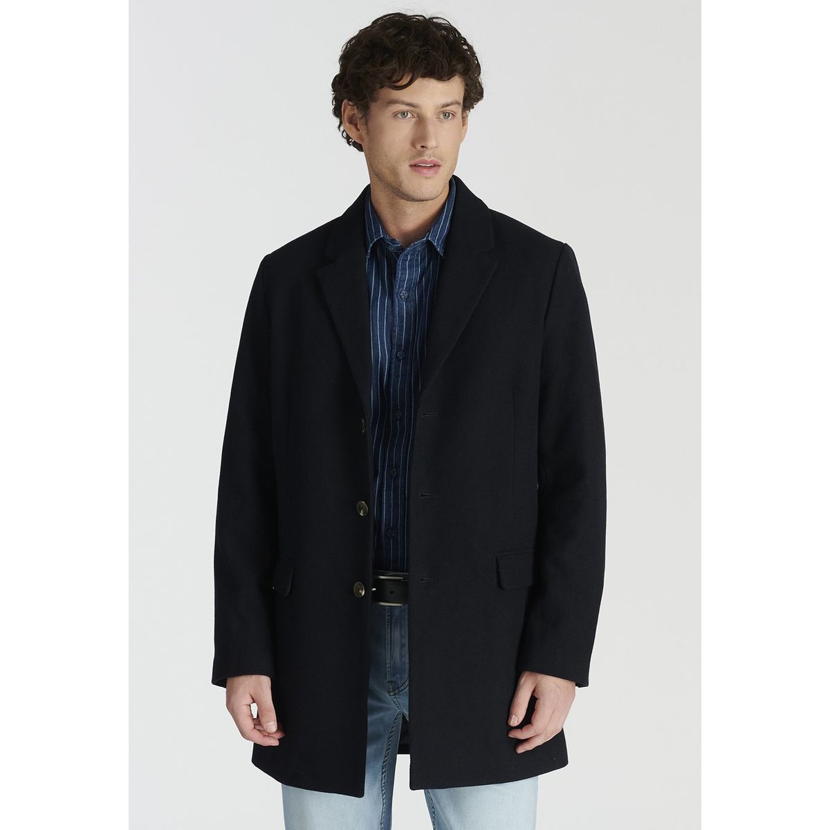 NEW MAN - Abrigo Prince Heritage Azul Newman