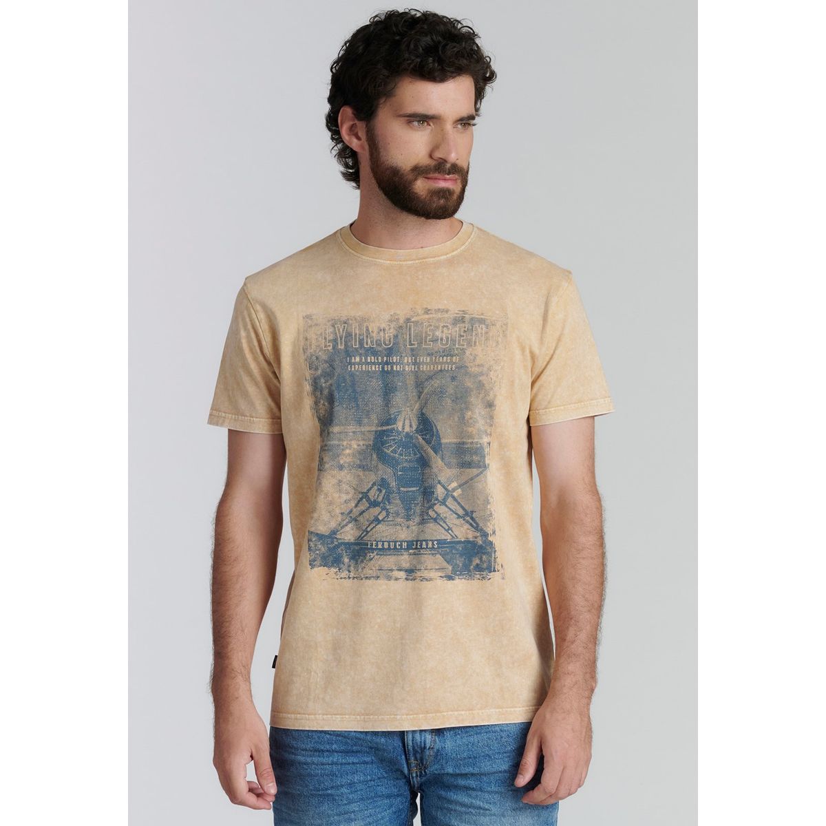 FEROUCH - Polera Boston Fjs Café Ferouch