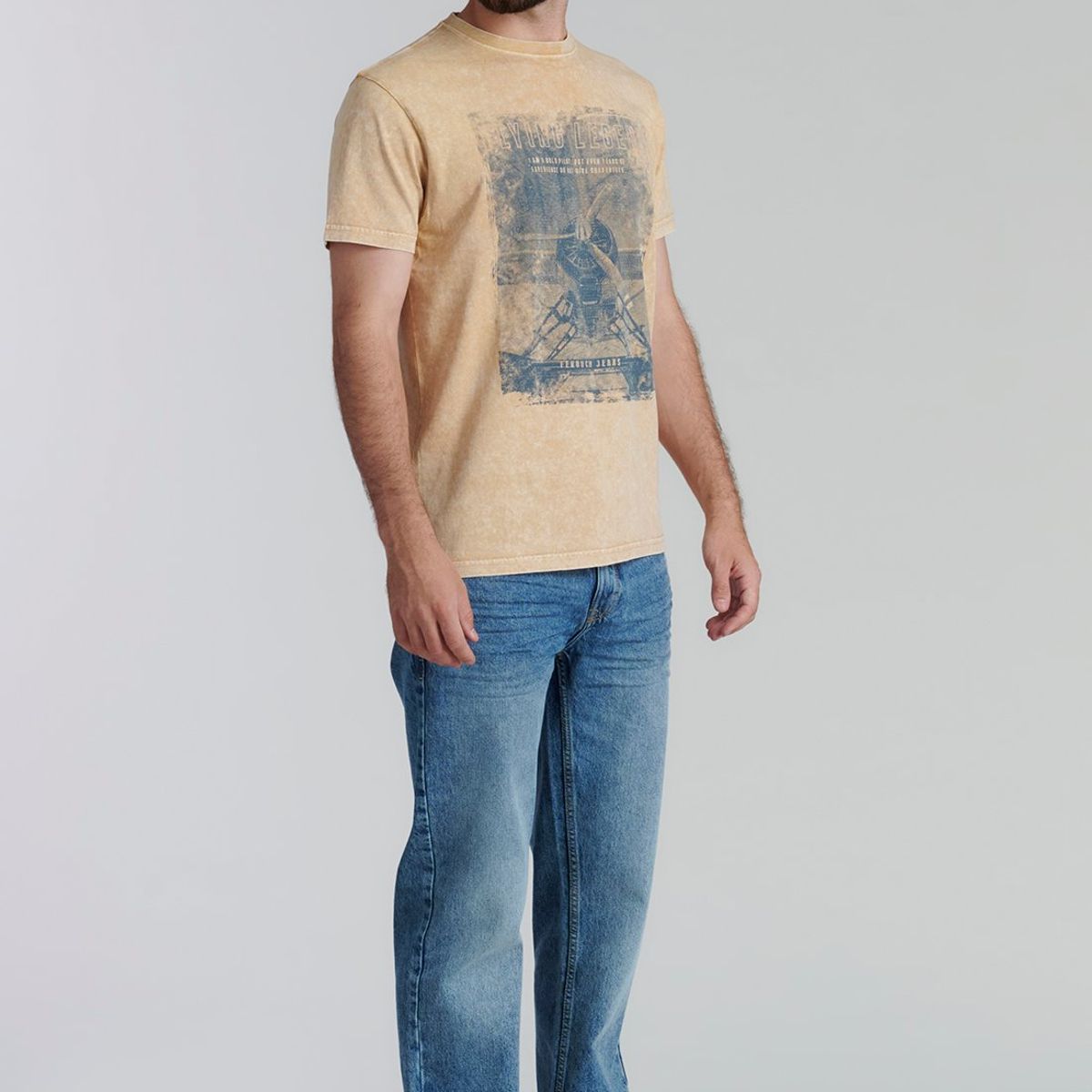 FEROUCH - Polera Boston Fjs Café Ferouch