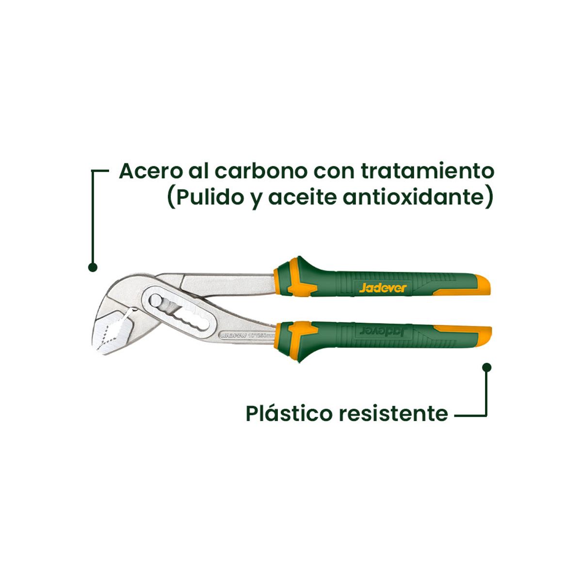 JADEVER - Alicate Pico de Loro 10 Pulgadas 250mm JADEVER