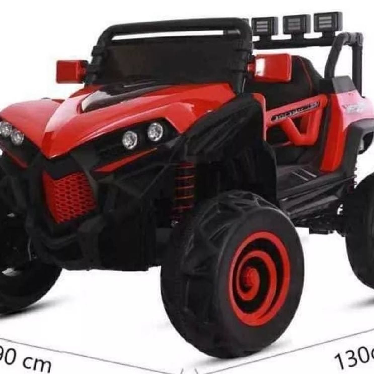 GENERICO - Jeep Auto Buggy 4X4 Para Niñas Rojo