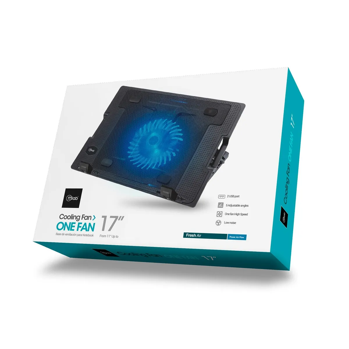 MLAB - Ventilador Notebook 17 One Fan -9036