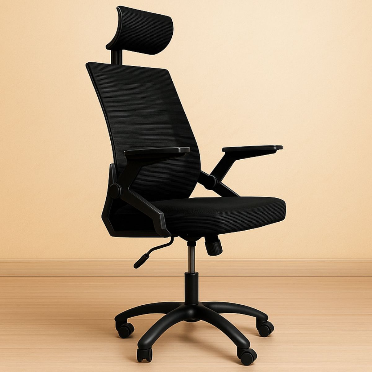 RD - Silla Oficina Pc Escritorio Rd Gamer Ergonomica Apoyacabeza Negro