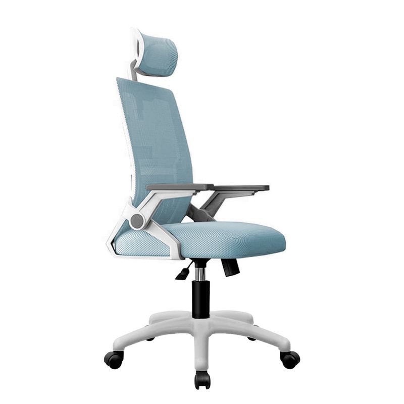 RD - Silla Oficina Pc Escritorio Rd Gamer Ergonomica Apoyacabeza Celeste