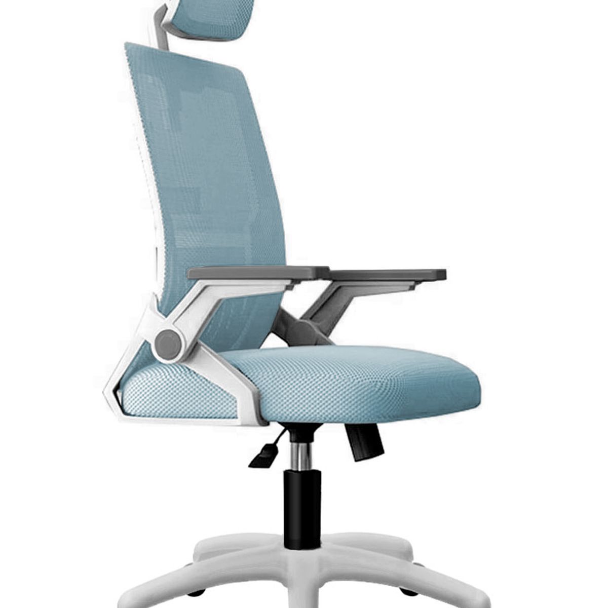 RD - Silla Oficina Pc Escritorio Rd Gamer Ergonomica Apoyacabeza Celeste