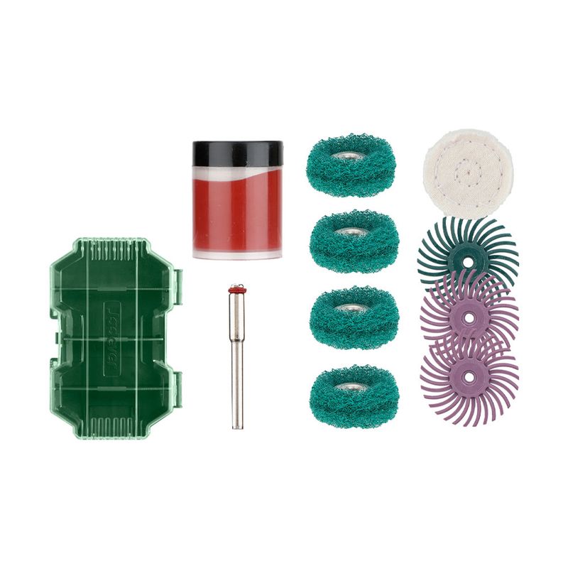 JADEVER - Set de Accesorios para Multiuso/Esmeril 10 Piezas JADEVER
