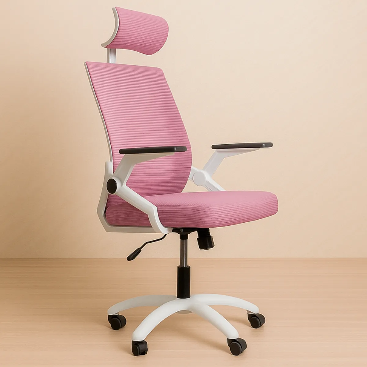 RD - Silla Oficina Pc Escritorio Rd Gamer Ergonomica Apoyacabeza Rosa