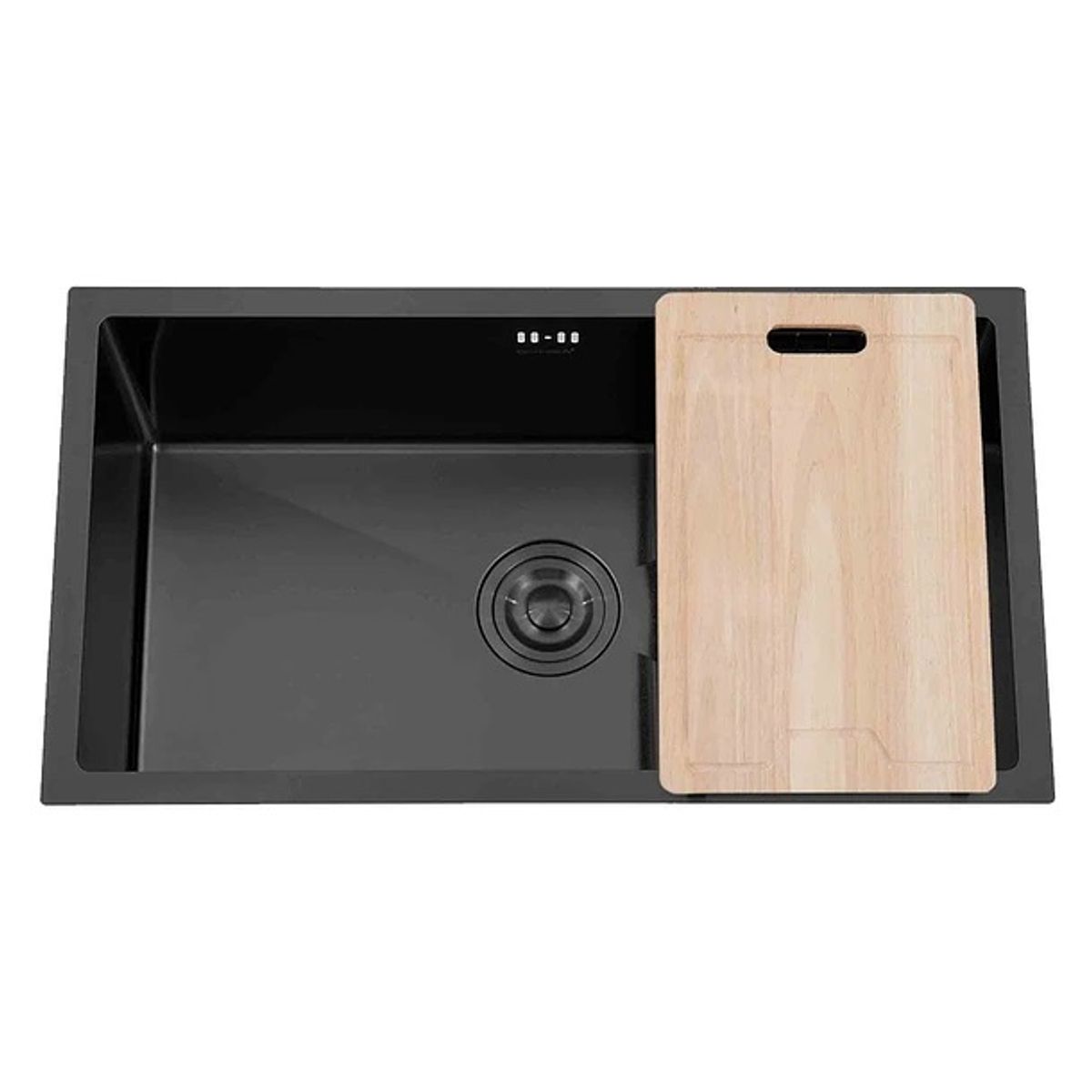 OEM - Lavaplatos Deluxe Dekora 71X40 Negro Empotrar Sobre O Bajo Cubierta