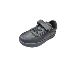 VINNYS OUTLET - Zapatilla Escolar Negro Velcro