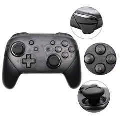 GENERICO - Control Pro compatible Negro compatible con PC y N Switch